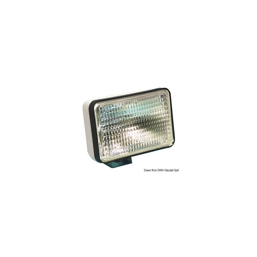 Projecteur imperméable avec ampoule halogène étanche Sealed Beam 
