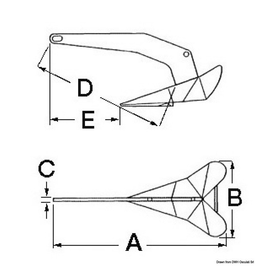 Ancre inox LEWMAR Delta® DTX 