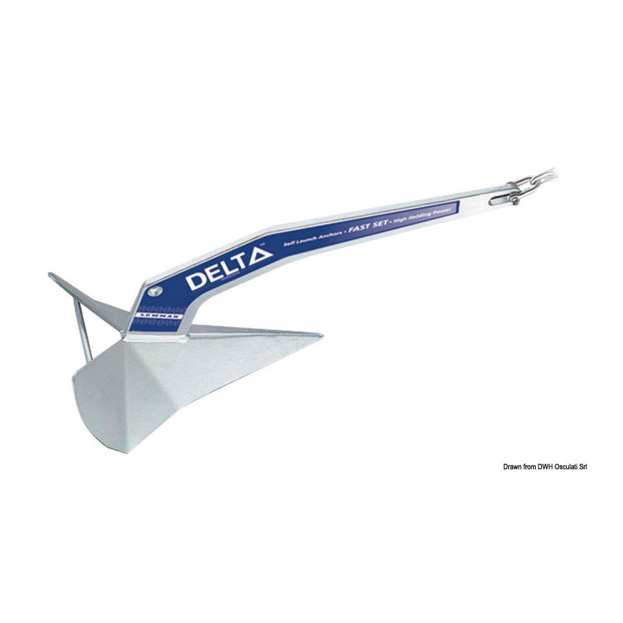 Ancre LEWMAR Delta® en acier galvanisé 