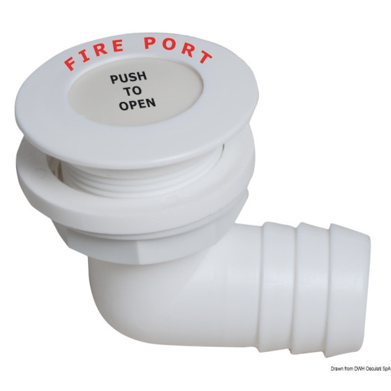 Fire Port avec embout Variante ou Accessoires Réduit:17.681.01