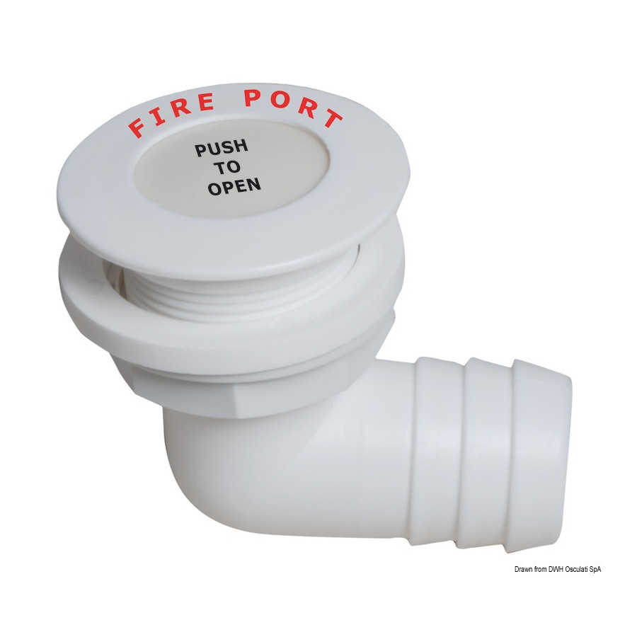 Fire Port avec embout Variante ou Accessoires Réduit:17.681.01