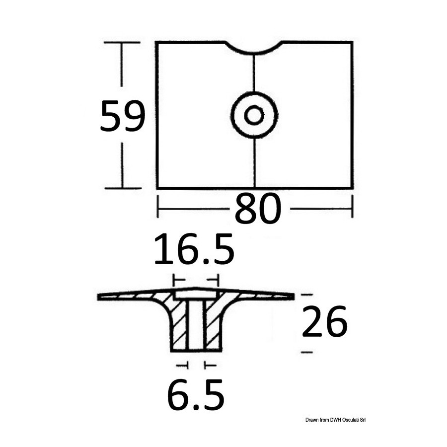 Anode 8/30 HP pour Selva 