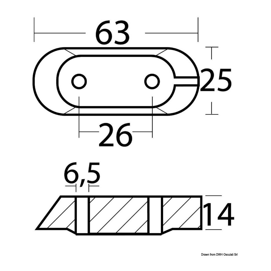 Anode 4/70 HP 4 temps 