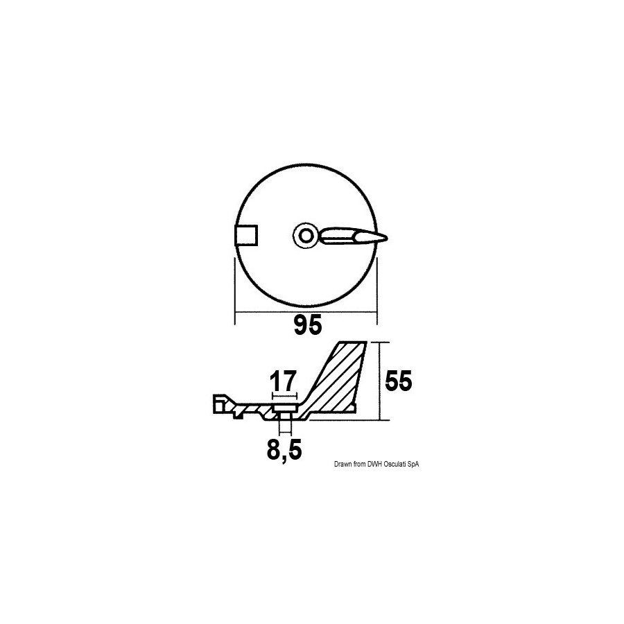 Anode 25/60 HP 4 temps 