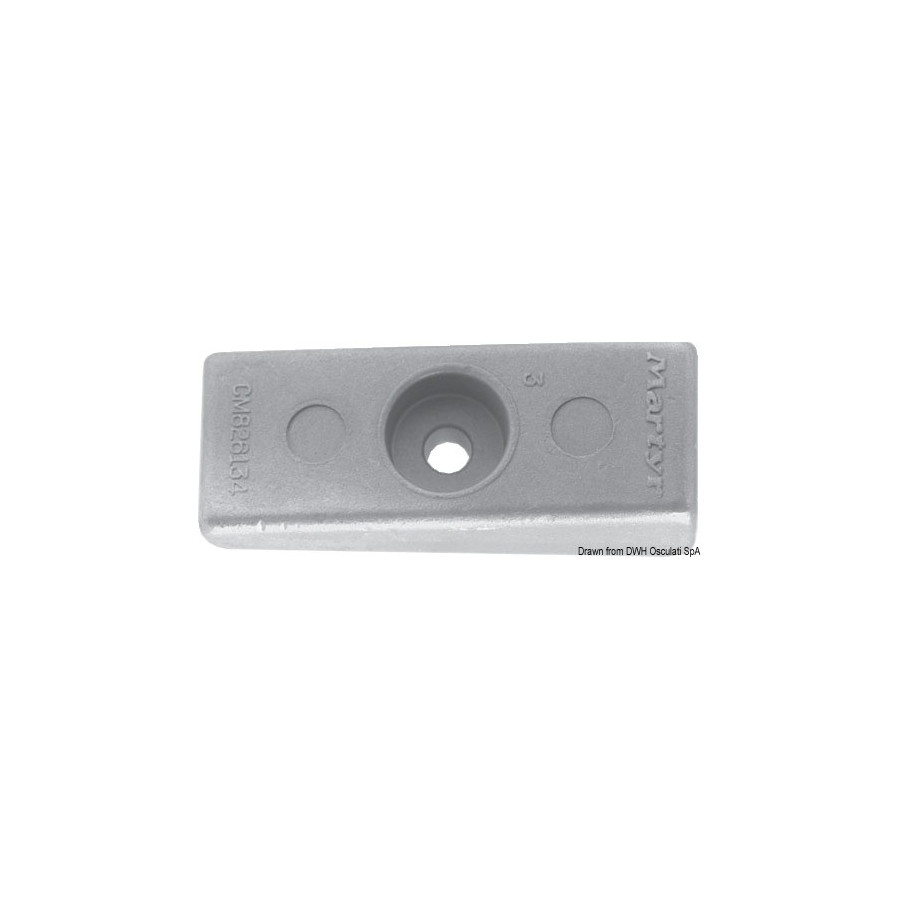 Anode pour Mercury 30/300 HP 2 et 4 temps 