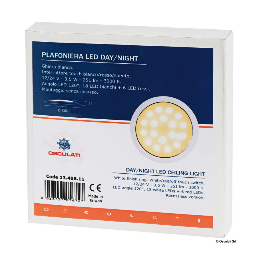 Plafonnier LED sans encastrement Day/Night 