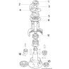 Pièce de rechange LEWMAR pour treuil Ocean self-tailing