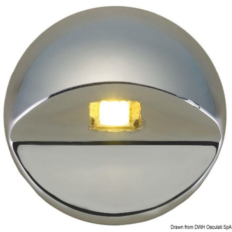 Lumière de courtoisie LED à encastrer Alcor - éclairage en bas