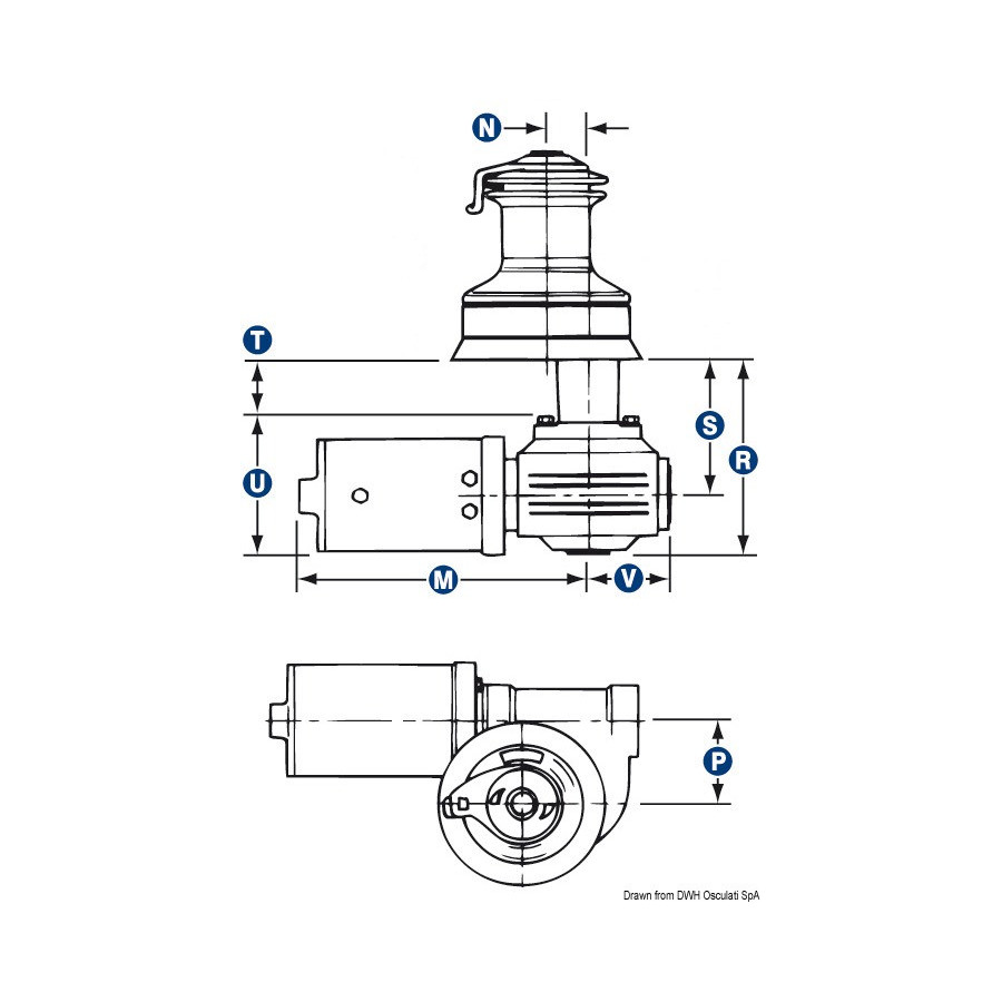 Groupe motoréducteur LEWMAR 