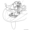Engine unit with autopilot LEWMAR