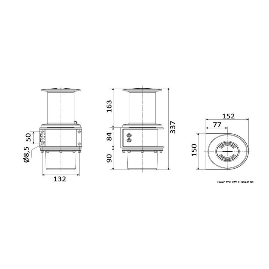 TW650 treuil de garage pour récupération tendeur 