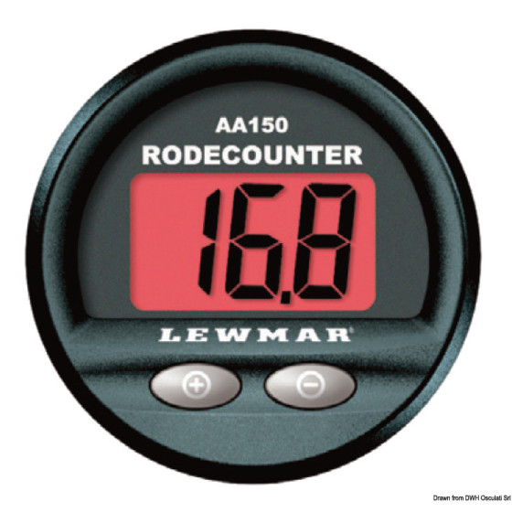 Compteur de mètres LEWMAR avec alarme acoustique