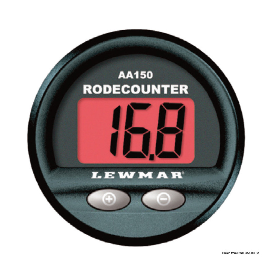 Compteur de mètres LEWMAR avec alarme acoustique 