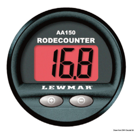 Compteur de mètres LEWMAR avec alarme acoustique