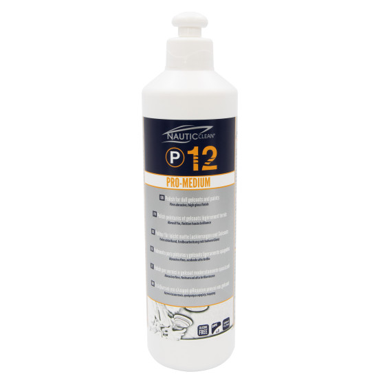  Polish pro Medium Nautic Clean N° 12 - 500 ml  Variante ou Accessoires Réduit: Polish pro Medium Nautic Clean N° 12 - 500 ml 