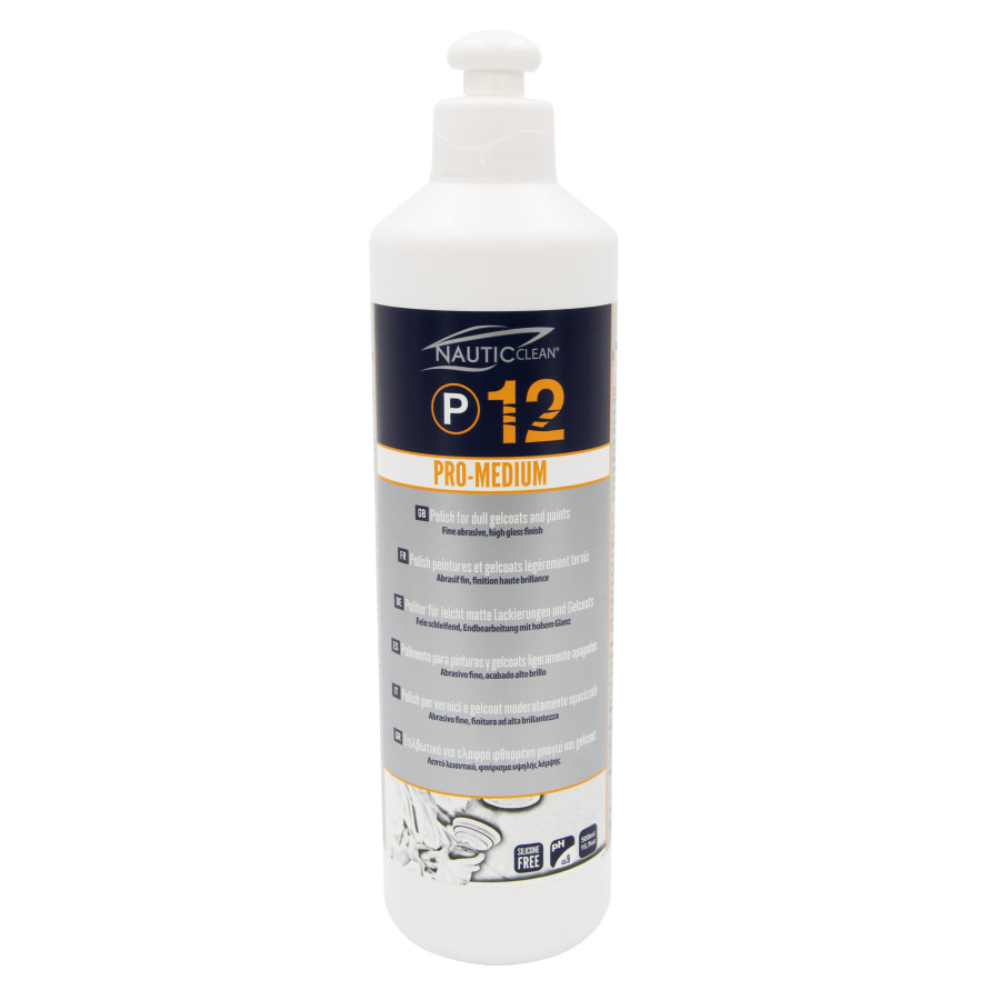  Polish pro Medium Nautic Clean N° 12 - 500 ml  Variante ou Accessoires Réduit: Polish pro Medium Nautic Clean N° 12 - 500 ml 
