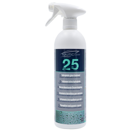 25 TRAITEMENT VITRE HYDROPHOBE - Vaporisateur 750 ML