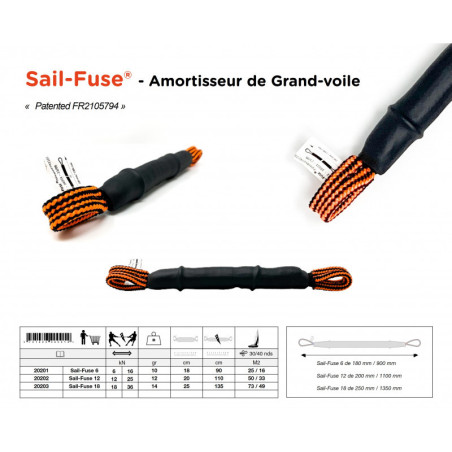 Amortisseur grand voile | Textile Sail-fuse®
