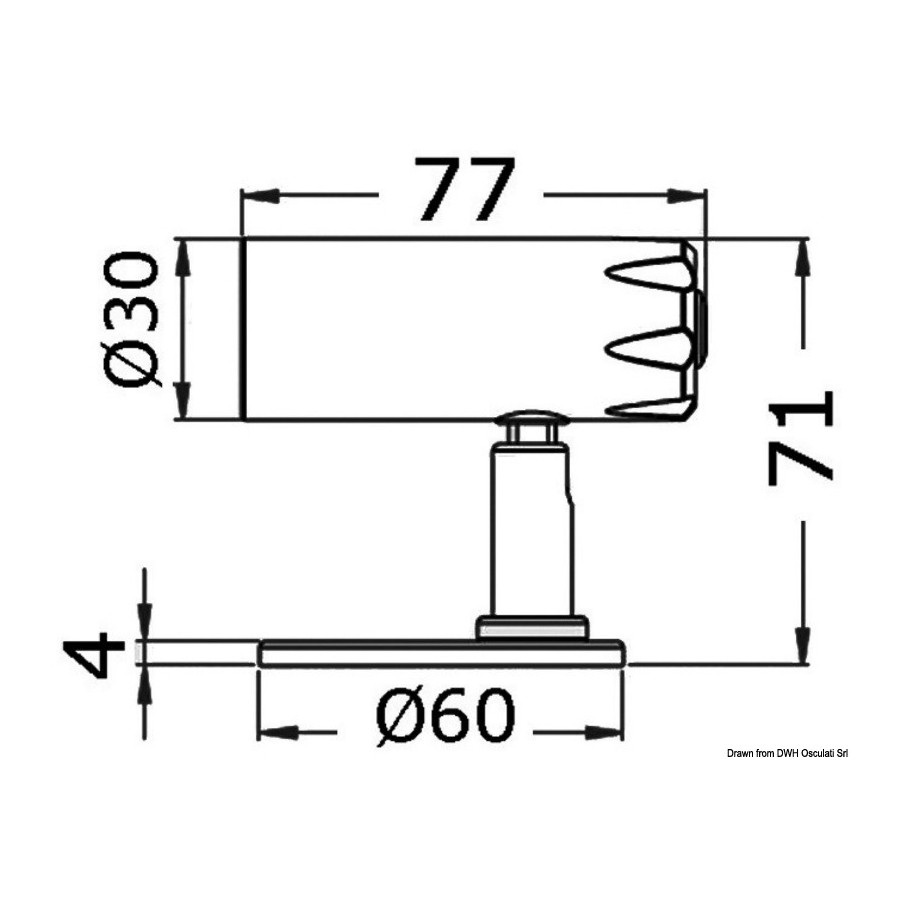 Spot LED Kuma et Rana Variante ou Accessoires Réduit:articulé Kuma High Power 12/24 V *13.439.30*