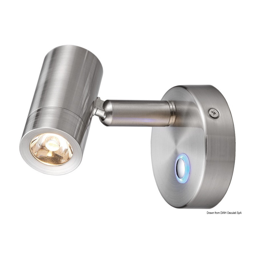Spots LED dimmables Variante ou Accessoires Réduit:dimmable aluminium nickelé *13.439.55*