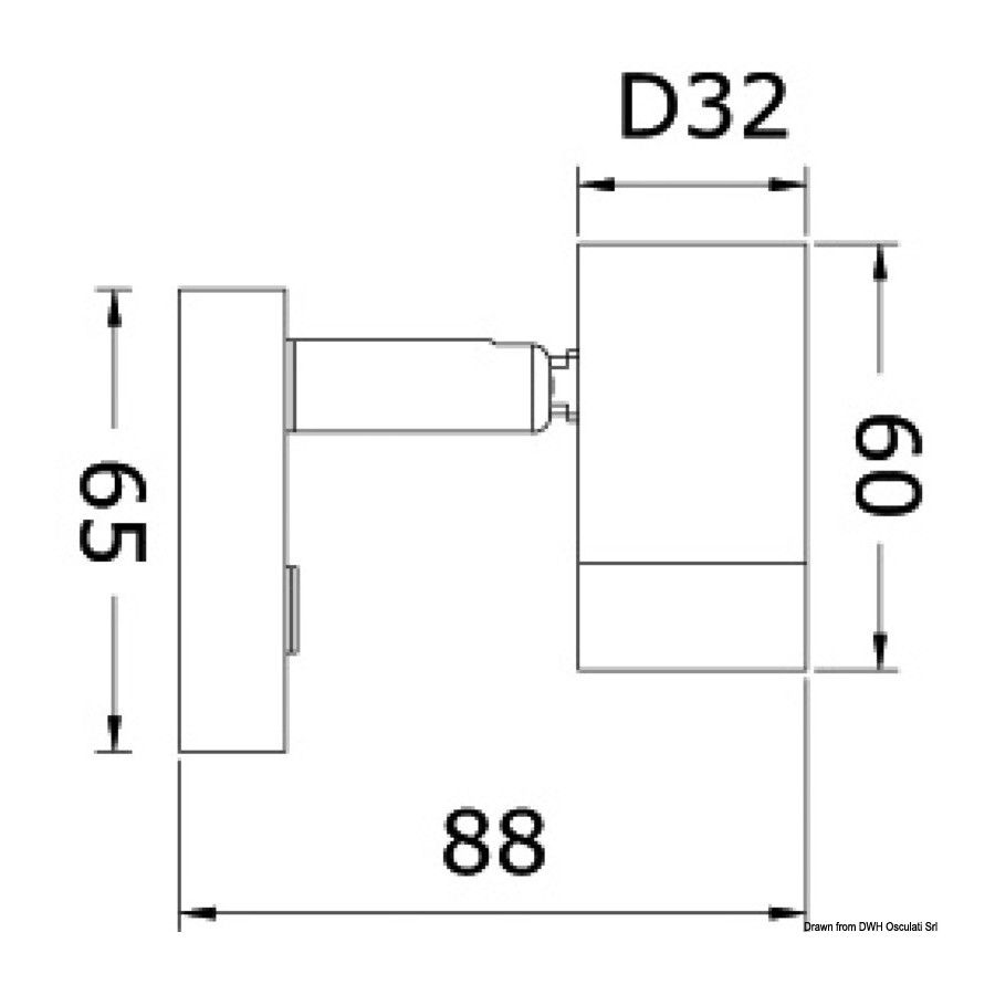 Spots LED dimmables Variante ou Accessoires Réduit:dimmable aluminium nickelé *13.439.55*