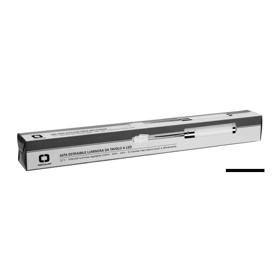 Hampe extractible lumineuse à LED pour table 