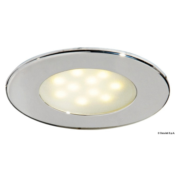 Plafonnier LED à encastrer Atria Variante ou Accessoires Réduit:Atria inox poli *13.447.01*
