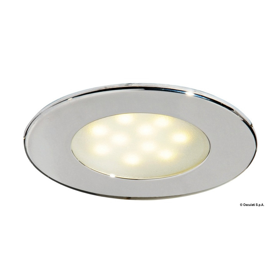 Plafonnier LED à encastrer Atria Variante ou Accessoires Réduit:Atria inox poli *13.447.01*