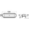 Plafonnier LED compacte BIMINI
