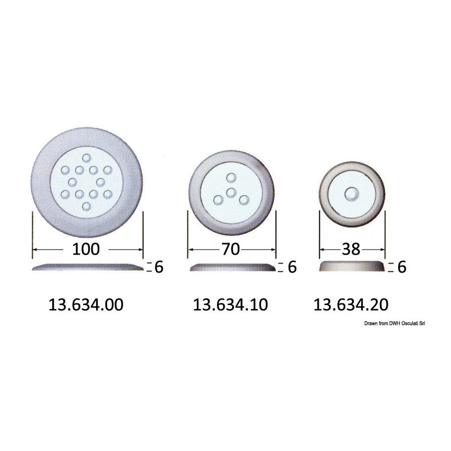 Lumière de courtoisie LED ATTWOOD 