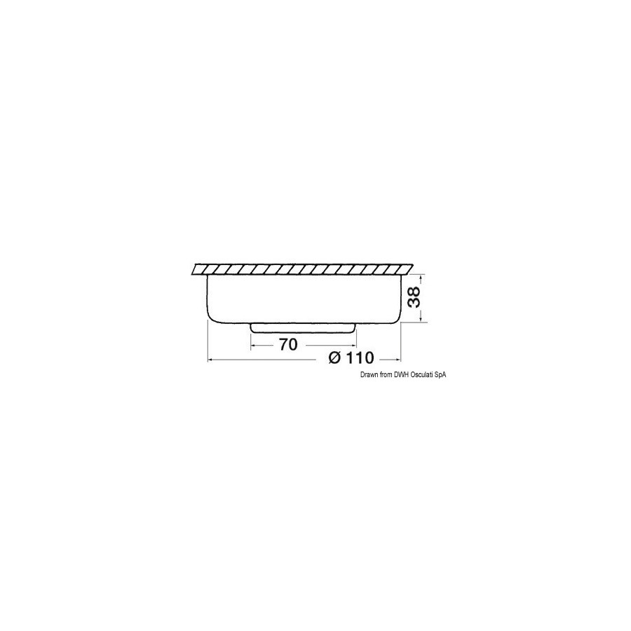 Plafonnier LED à encastrer BATSYSTEM Sun 