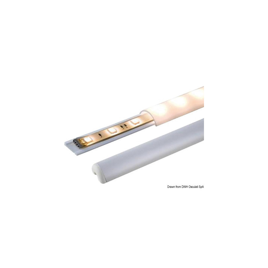 Profil pour englober les bandes de LED Variante ou Accessoires Réduit:englober les barrettes LED 1000 mm *13.834.30*