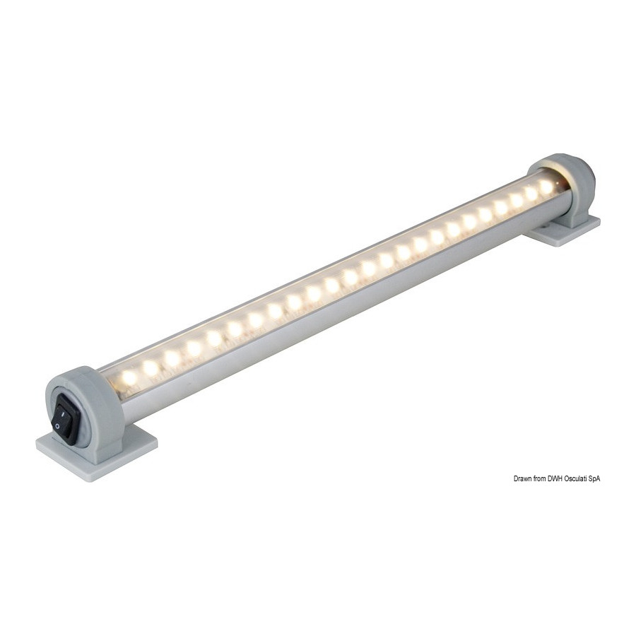 Barrette lumineuse LED BATSYSTEM U-Pro-System avec interrupteur incorporé 