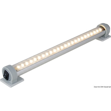 Barrette lumineuse LED BATSYSTEM U-Pro-System avec interrupteur incorporé