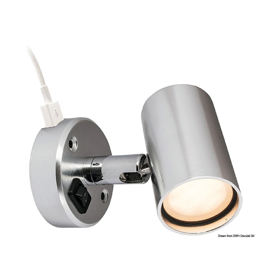 Spot LED BATSYSTEM Tube, avec prise USB 