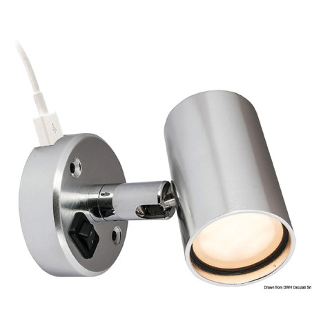Spot LED BATSYSTEM Tube, avec prise USB