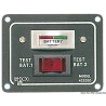 Panneau - test pour 2 batteries activable par interrupteur