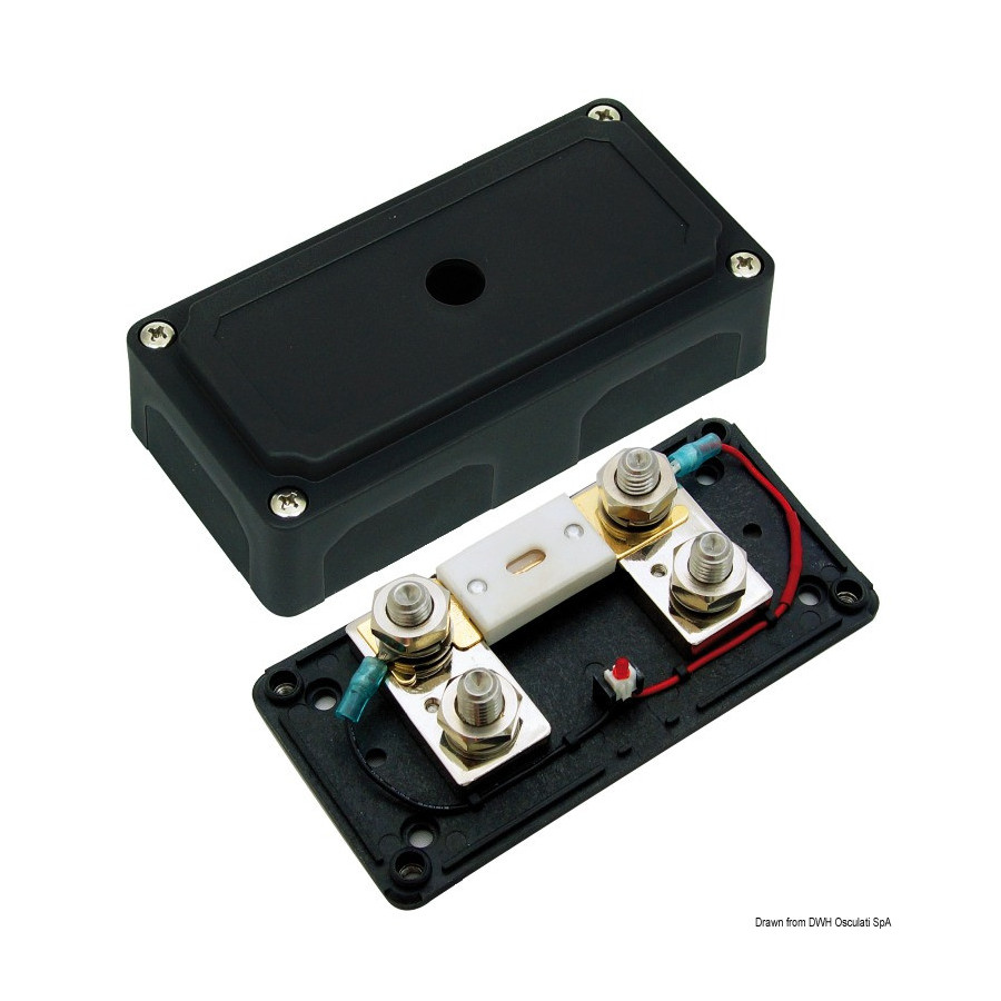 Porte-fusible ANL haute capacité Variante ou Accessoires Réduit:double bloc de connexion *14.100.39*