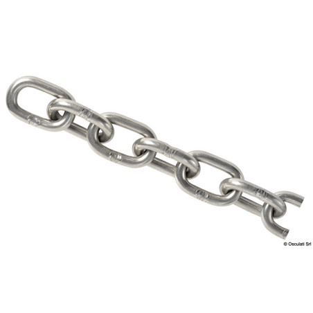 Chaîne en inox AISI 316 à maille liège