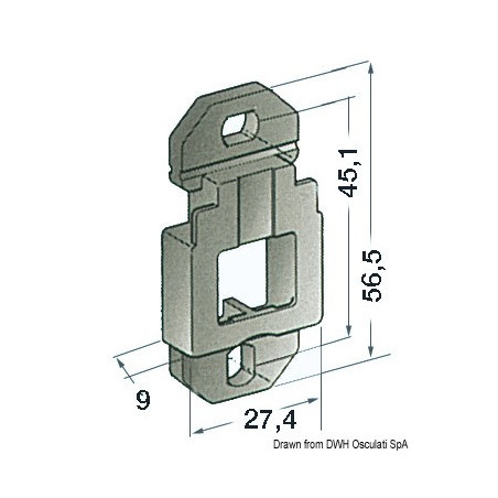 Base de support au mur