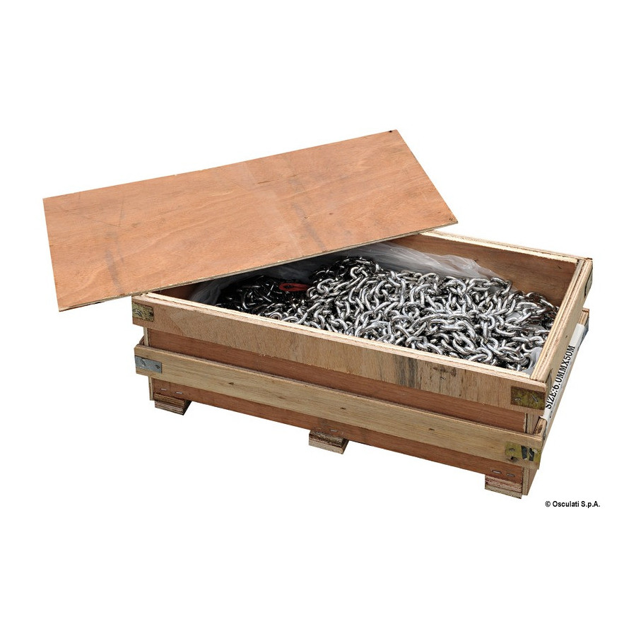Chaîne calibrée en inox AISI 316 