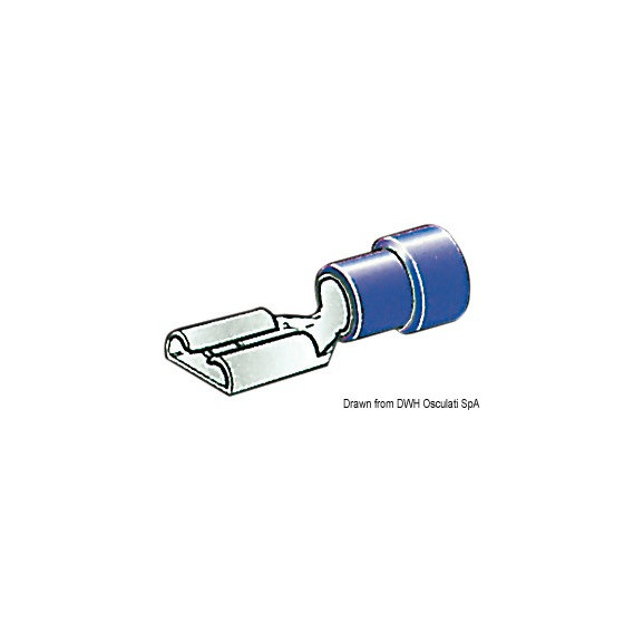 Cosses faston pré-isolées 4,7 mm, 6,3 mm et 9,5 mm 