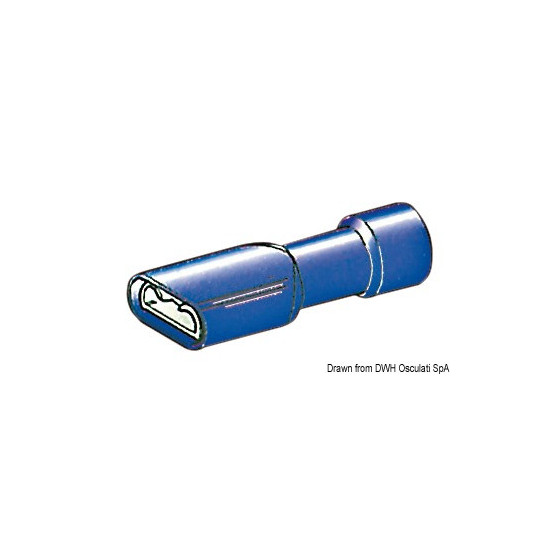 Faston totalement pré-isolé de 4,7 mm et 6,3 mm 