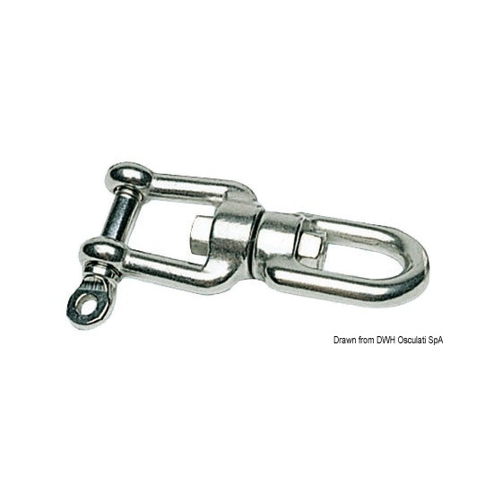 Émerillons en inox AISI 316 polis miroir Variante ou Accessoires Réduit:AISI 316 5 mm *01.427.99* Qté : 5