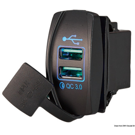 Prise de courant avec double USB