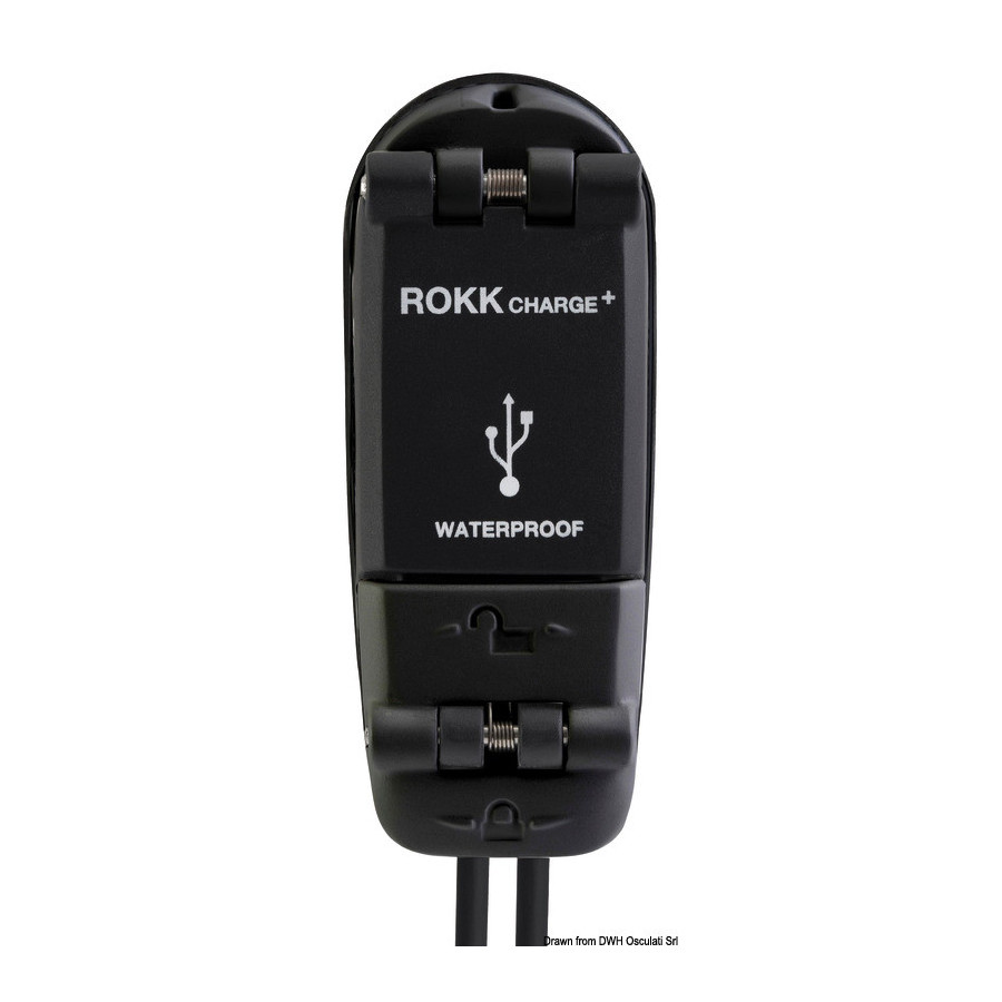 Prise + câble USB étanches IPx6 