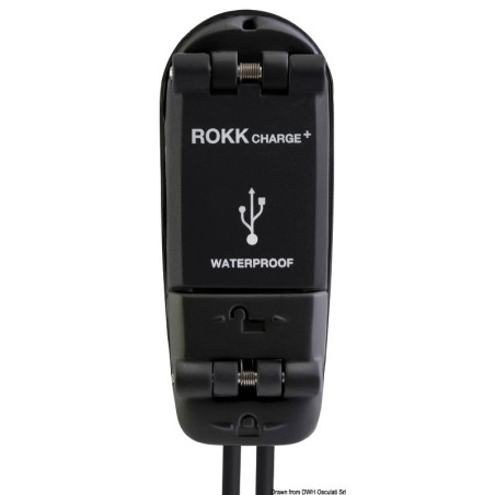 Prise + câble USB étanches IPx6