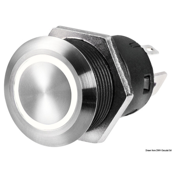 Interrupteur FLAT en inox 