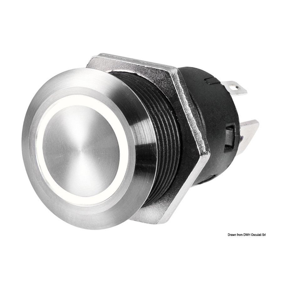 Interrupteur FLAT en inox 