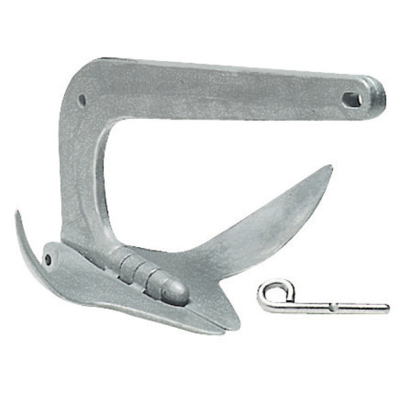 Ancre Trefoil® version pliable en acier moulé et galvanisé à chaud 